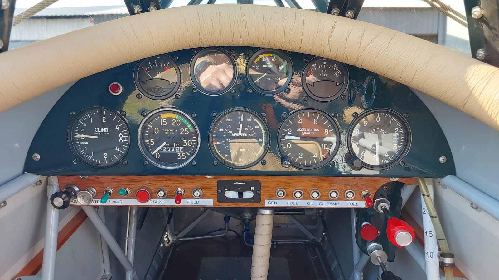 2004 Baby Great Lakes Biplane panel1